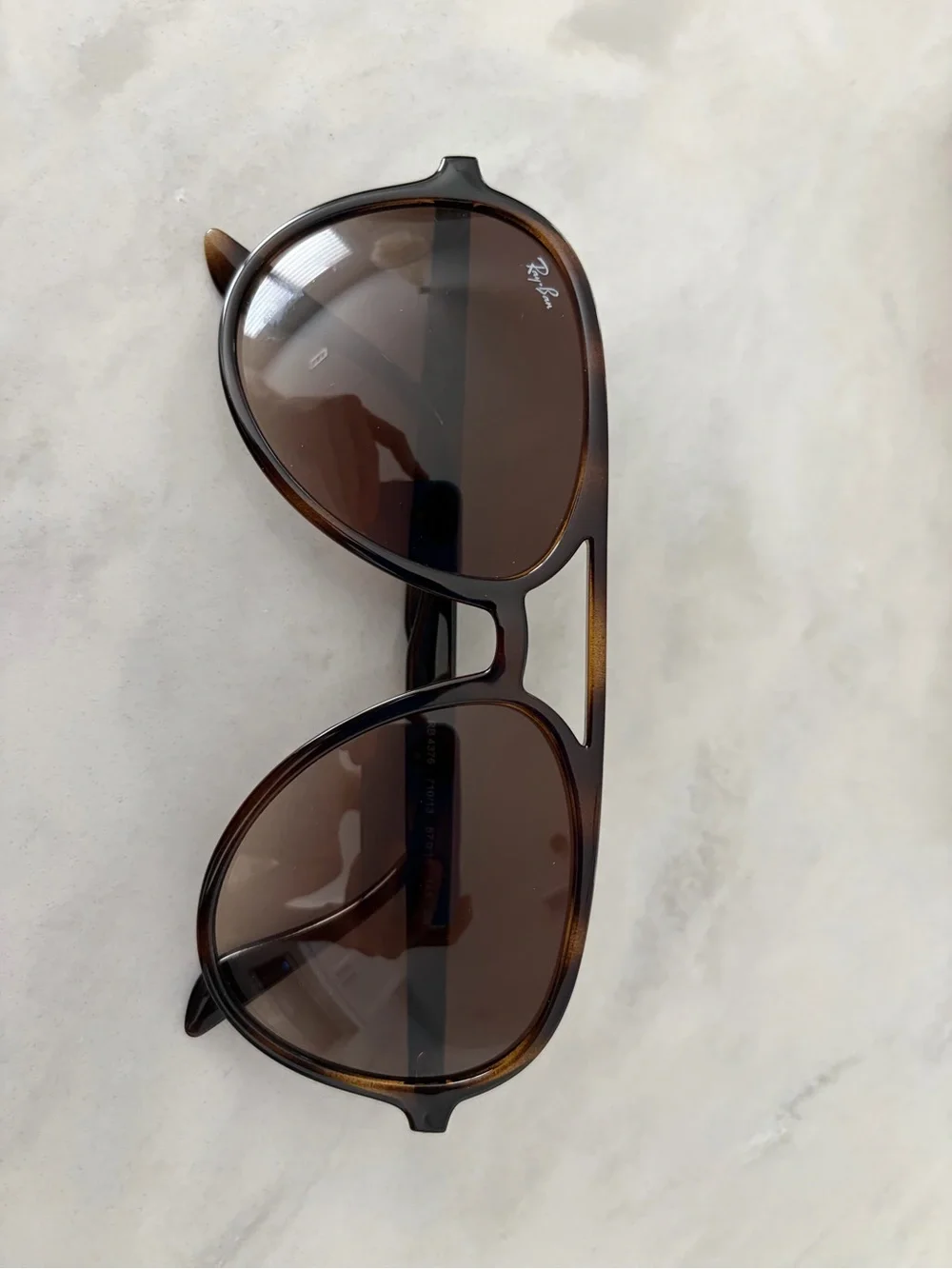 RARE!! NEVER WORN Ray-Ban (RB4376) Brown Tortoise Gradient Aviator Sunglasses